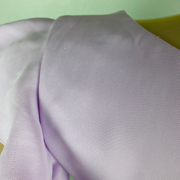 AMANDA UPRICHARD PURPLE RUFFLE SLEEVE MIDI DRESS - Picture 9 of 11